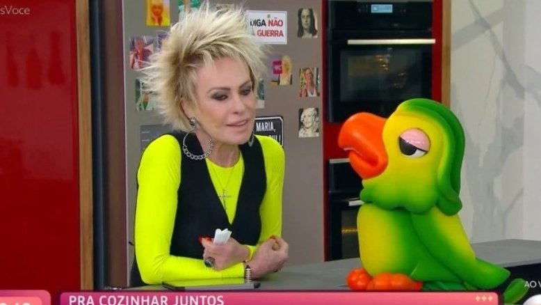 Após desprezar Louro Mané, Ana Maria Braga agradece boneco ao vivo