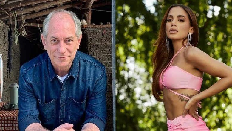 'Para não ser cancelada', diz Ciro Gomes sobre Anitta ter apoiado Lula por pressão