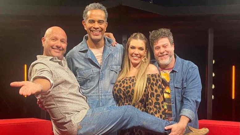 Simony reencontra Jair Oliveira, Mike e Tob, e anuncia filme sobre o Balão Mágico