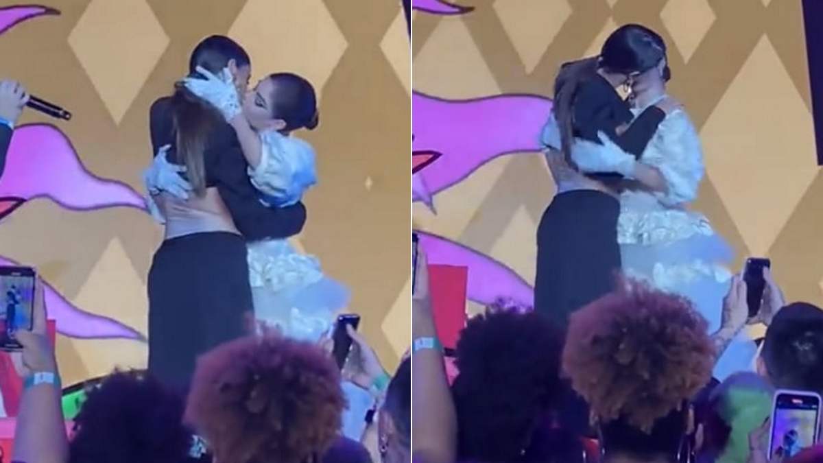 Bianca Andrade e Gkay se beijam no palco do MTV Miaw 2022; vídeo