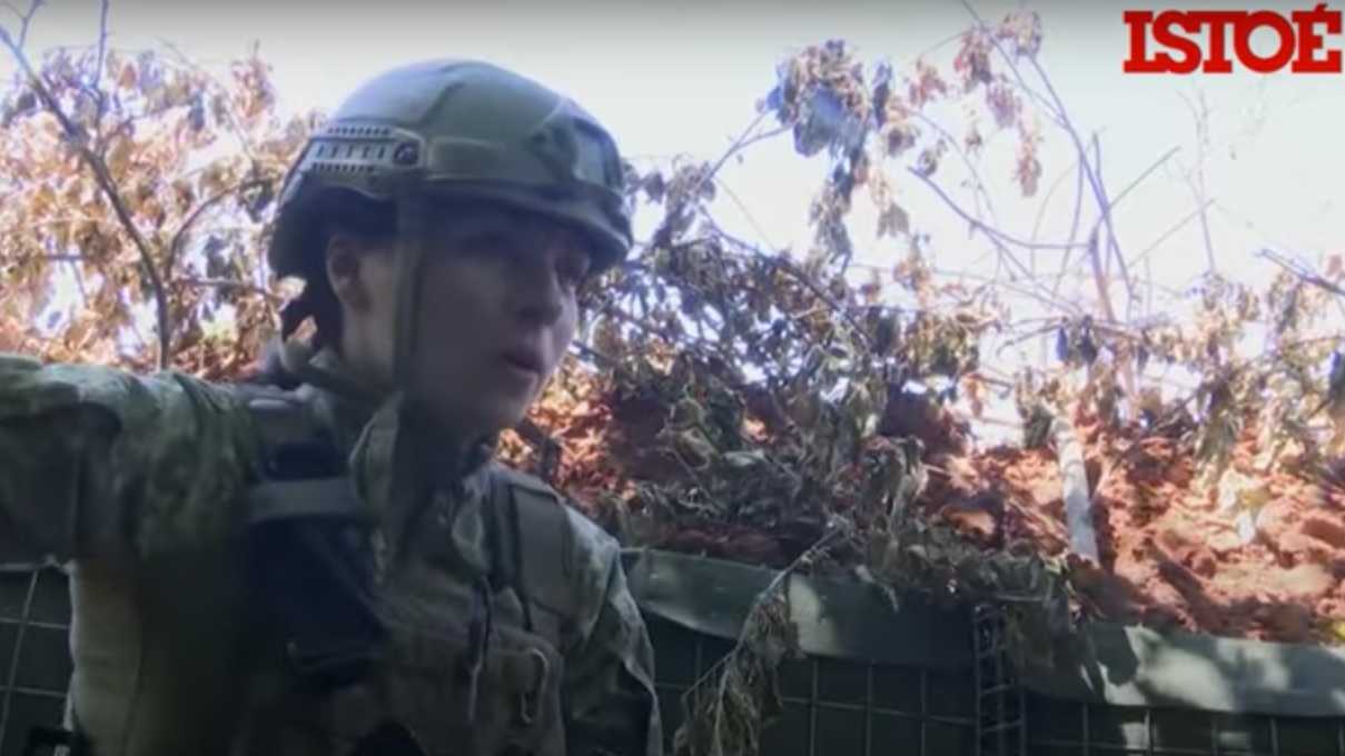 Comandante de tropa ucraniana Mariia, que exercícia a advocacia antes da invasão
