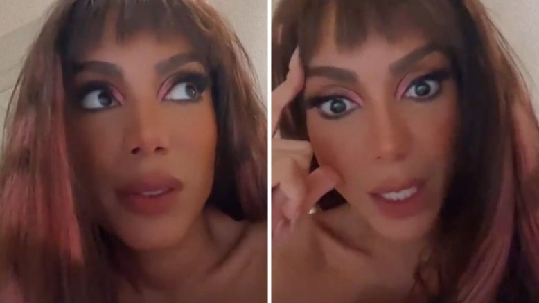 Anitta no pós-show na Suíça