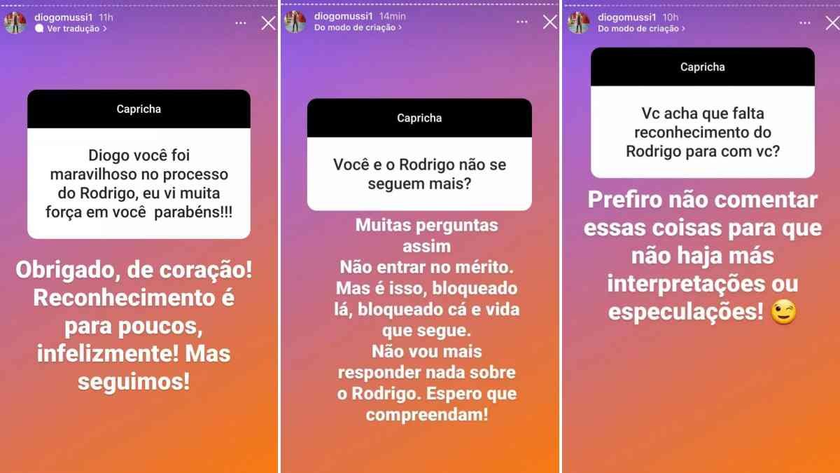 Irmão de Rodrigo Mussi revela relação complicada com ex-BBB: 'Bloqueado, vida que segue' 4 Irmão de Rodrigo Mussi revela relação complicada com ex-BBB: 'Bloqueado, vida que segue'