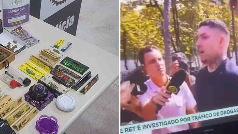 Vídeo: Autuado e levado a delegacia por posse de drogas, Filipe Rett ironiza situação