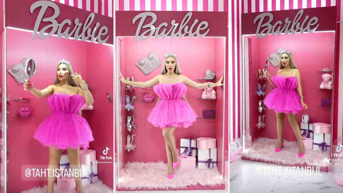 Jessica Alves faz ensaio fotográfico como boneca Barbie na Turquia