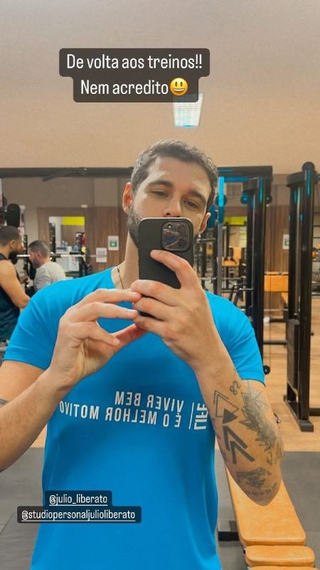 Rodrigo Mussi comemora volta à academia após acidente: 'Nem acredito' 4 Rodrigo Mussi comemora volta à academia após grave acidente: 'Nem acredito'