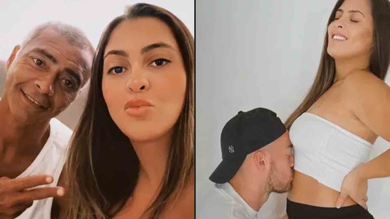 Romário comemora gravidez da filha: ‘Vovô mais uma vez’