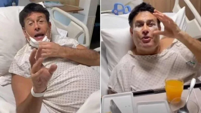 Sergio Mallandro passa por cirurgia nos olhos no RJ: 