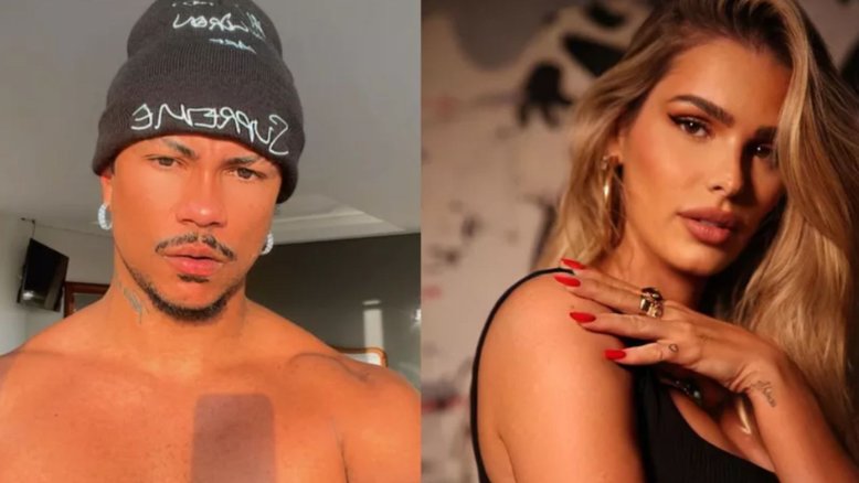 Xamã e Yasmin Brunet