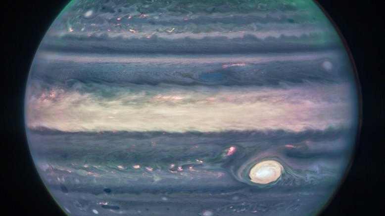 Telescópio espacial James Webb tira fotos impressionantes de Júpiter
