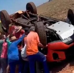 Leandro Lima, de Pantanal, sofre acidente em participação no Rally dos Sertões