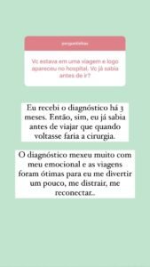 Aline Gotschalg fala sobre tratamento de câncer: ‘Logo estarei 100%’
