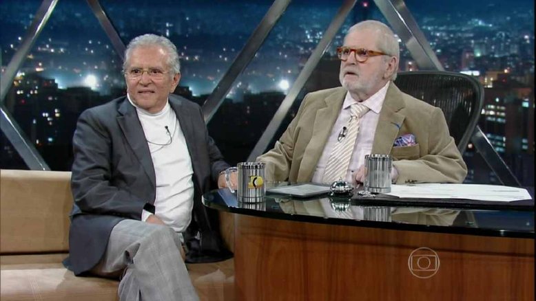 Carlos Alberto de Nóbrega chora ao falar de Jô Soares: 'Queria que meu choro fosse só meu'