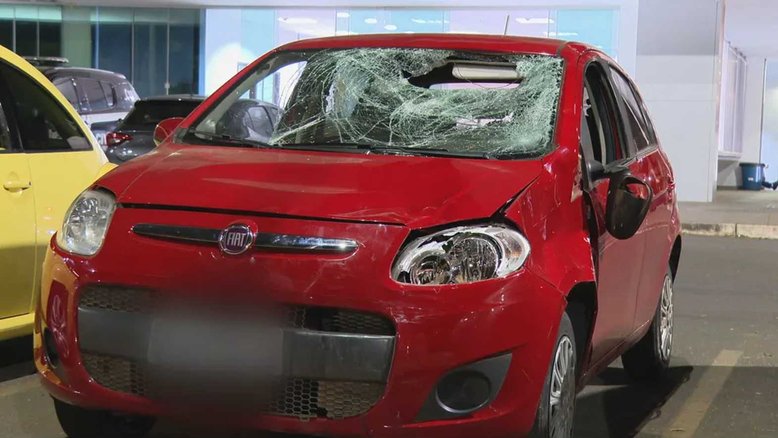 DF: Motorista bêbado foge de acidente e atropela duas pessoas