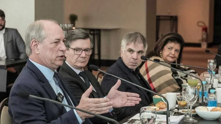 Ciro Gomes, Flávio Rocha e Luiza Trajano
