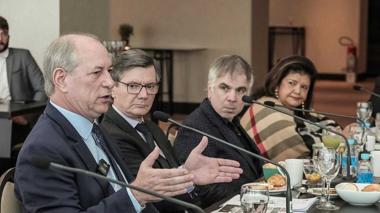 Ciro Gomes, Flávio Rocha e Luiza Trajano
