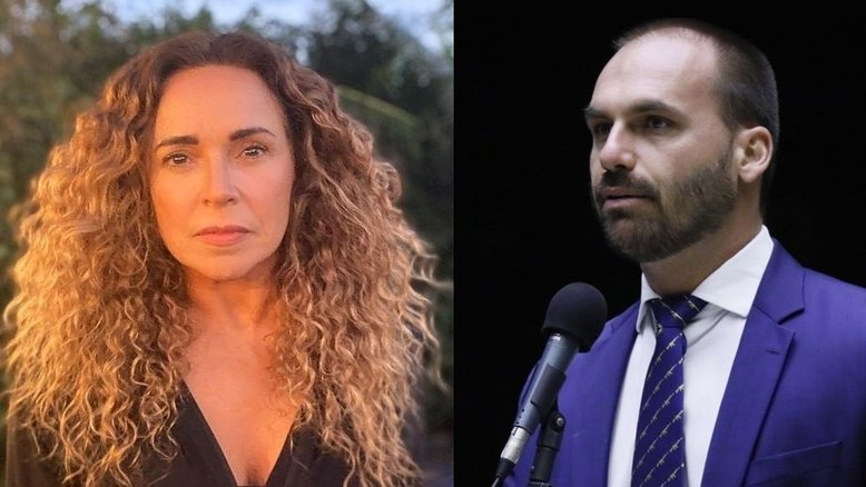 Ação de Daniela Mercury contra Eduardo Bolsonaro chega à Procuradoria-Geral da República