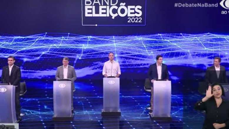 Debate para governador de SP na Band
