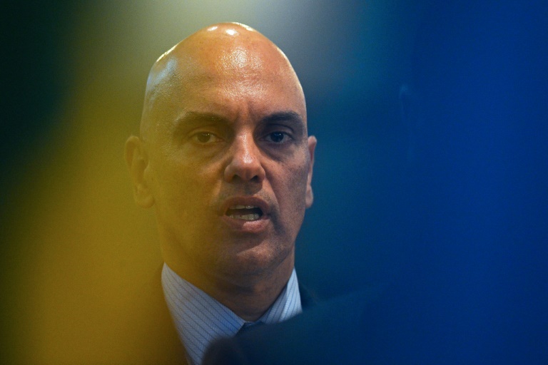 (Arquivo) O ministro do Supremo Tribunal Federal, Alexandre de Moraes - AFP/Arquivos