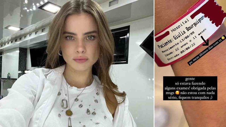 Giulia Be é hospitalizada para exames e relembra doença neurológica