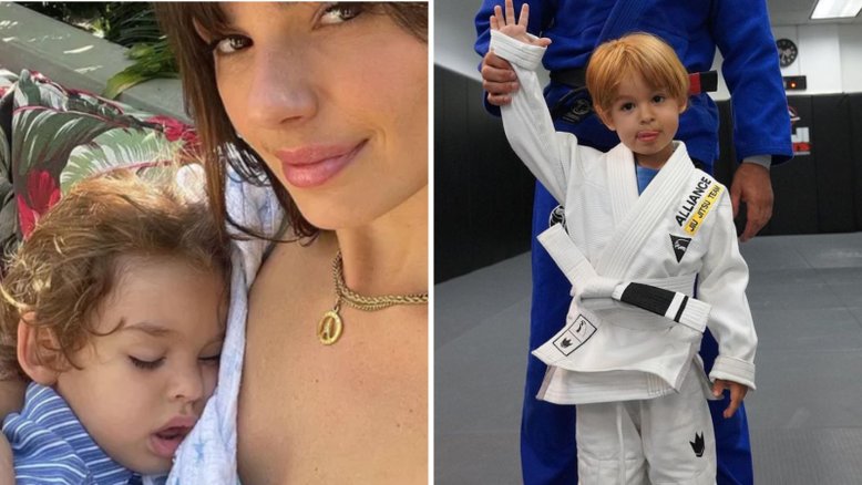 Isis Valverde exibe primeira faixa do filho no jiu-jitsu: ‘Tão orgulhosa’