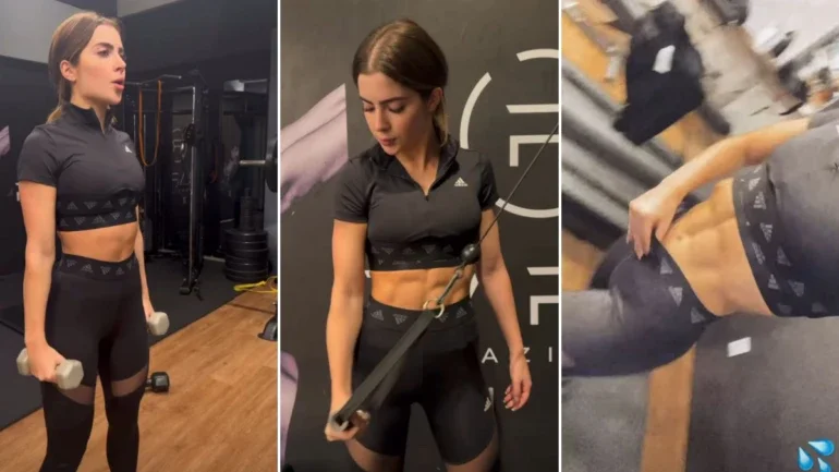 Jade Picon mostra rotina de treino e exibe abdômen trincado: 