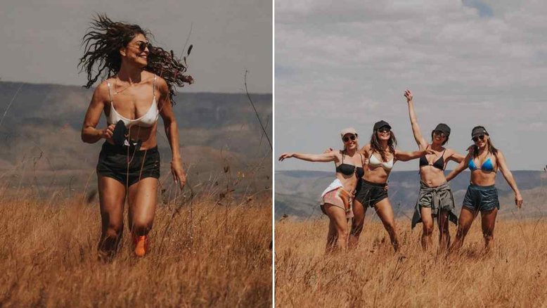 Juliana Paes curte viagem pela Chapada dos Veadeiros com amigas