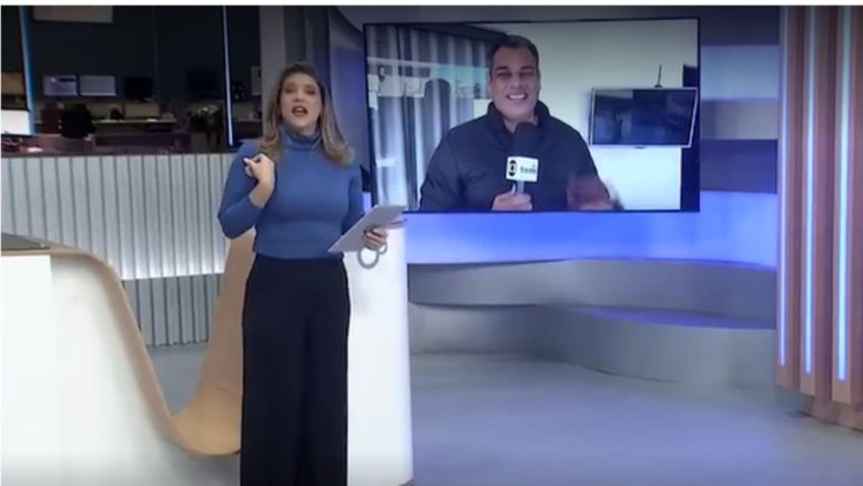 Patrick Lima descobre ao vivo que será pai de um menino