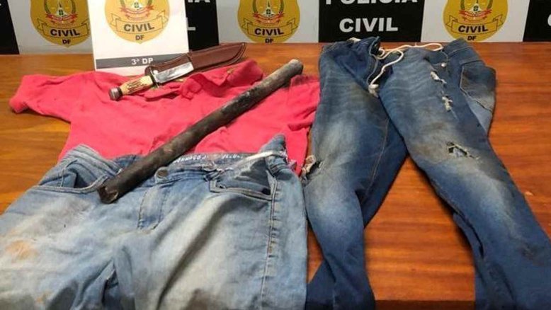 DF: Homens usam barras de ferro para queimar vítima durante assalto