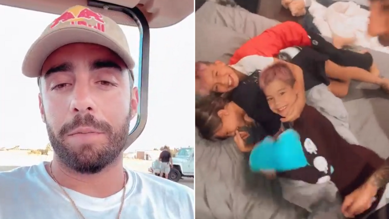 Pedro Scooby se irrita com críticas por viajar sem a mulher, grávida: 'Ela incentivou'