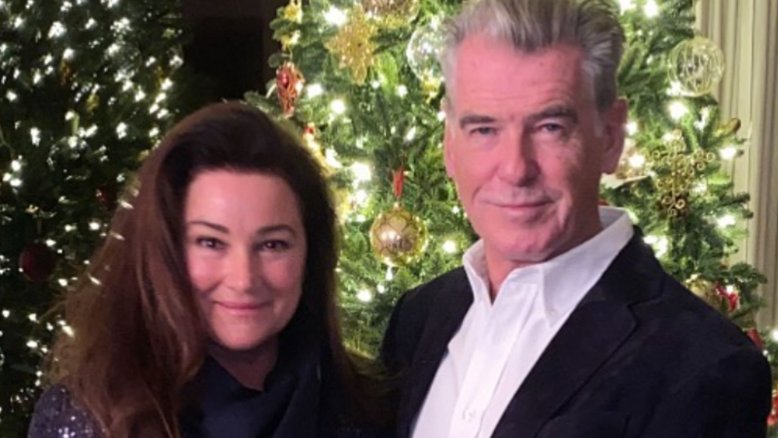 Pierce Brosnan e a esposa, Keely Shaye Brosnan