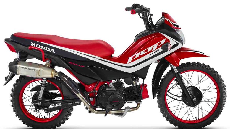 Pop 110i Rally, conceito inspirada no universo da Africa Twin. Foto: Divulgação