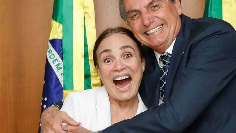 'A gente é que perde', diz Regina Duarte sobre Bolsonaro poder virar presidente dos EUA