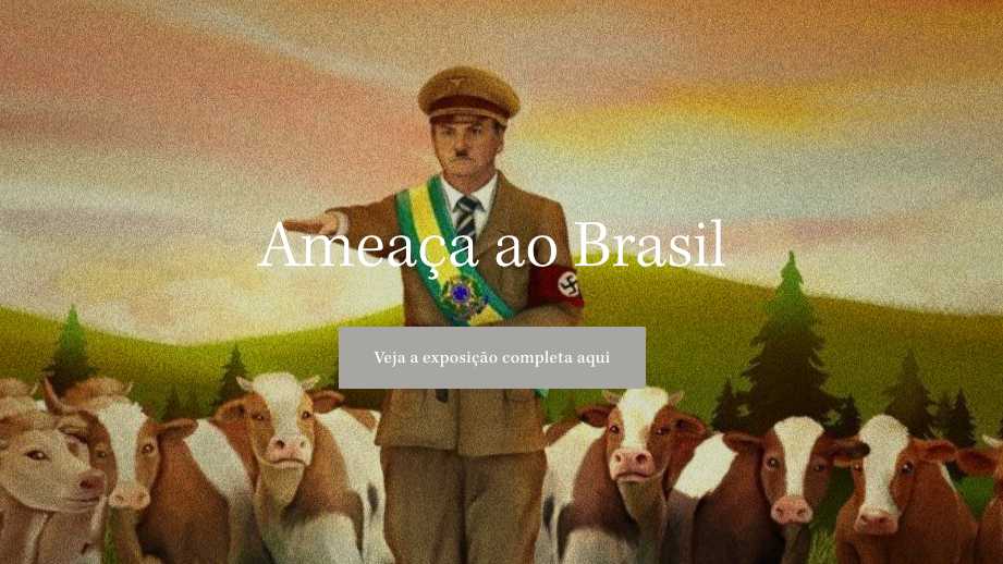 Site com nome Bolsonaro critica o presidentev