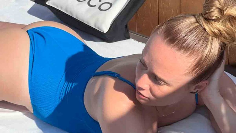 Com biquíni decotado, Mariana Ximenes curte praia em Mykonos. Foto: Reprodução Instagram