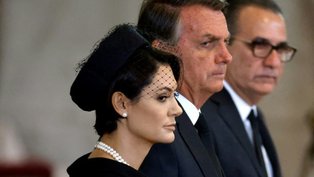 Baderna bolsonarista no funeral da rainha