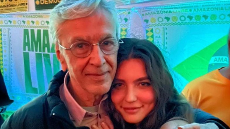 Caetano Veloso e Alanis Guillen