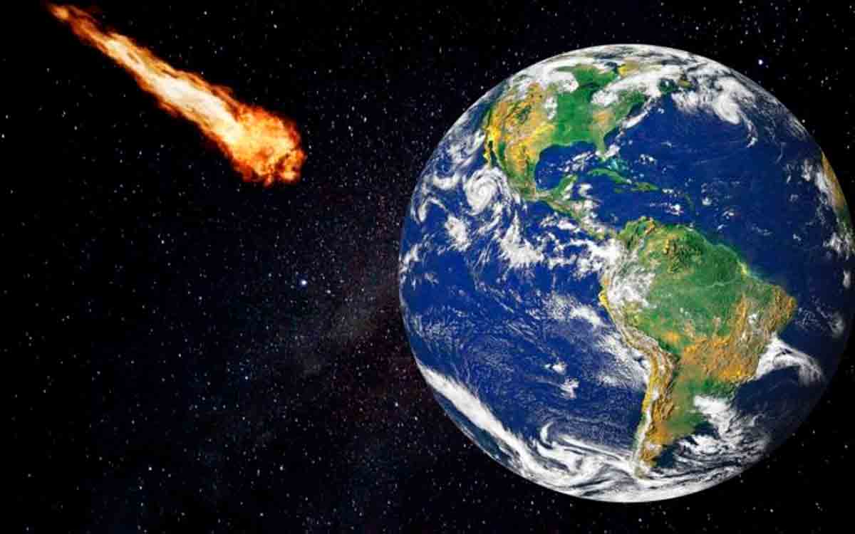 Asteroide rumo à Terra: as extinções em massa foram deflagradas não só por incidentes desse tipo. Crédito: Родион Журавлёв/Pixabay