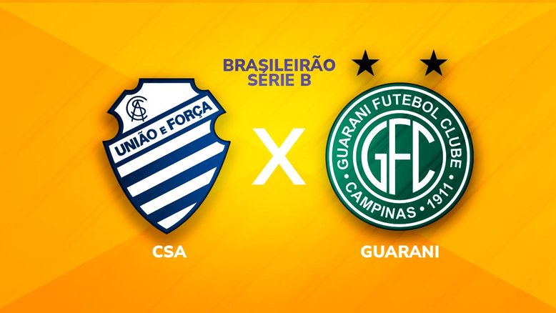 CSA x Guarani, onde assitir, escalações e informações do jogo pela Série B