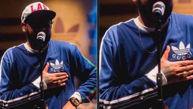 Bolsonaristas atacam look de Emicida no Rock In Rio: 'Camisa Gucci e belo relógio'