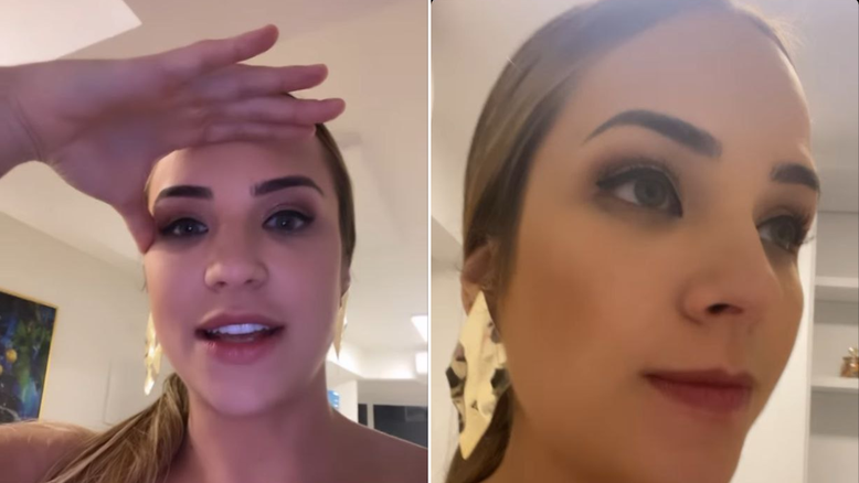 Gabi Martins é flagrada nua por vizinhança enquanto grava vídeo: 'Não sei onde enfio minha cara'
