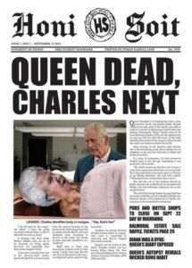 Jornal estudantil é criticado após editar foto da Rainha Elizabeth II morta 4 Jornal estudantil é criticado após editar foto da Rainha Elizabeth II morta