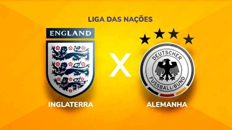 Inglaterra x Alemanha ao vivo e online