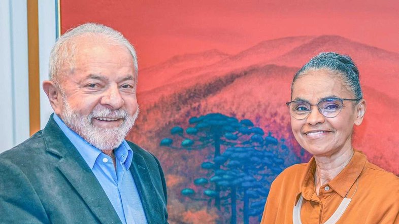 Lula e Marina Silva