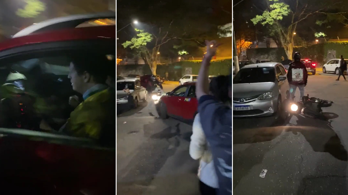 Vídeo: Ex-ministro Ricardo Salles atropela motoboy e foge sem prestar socorro