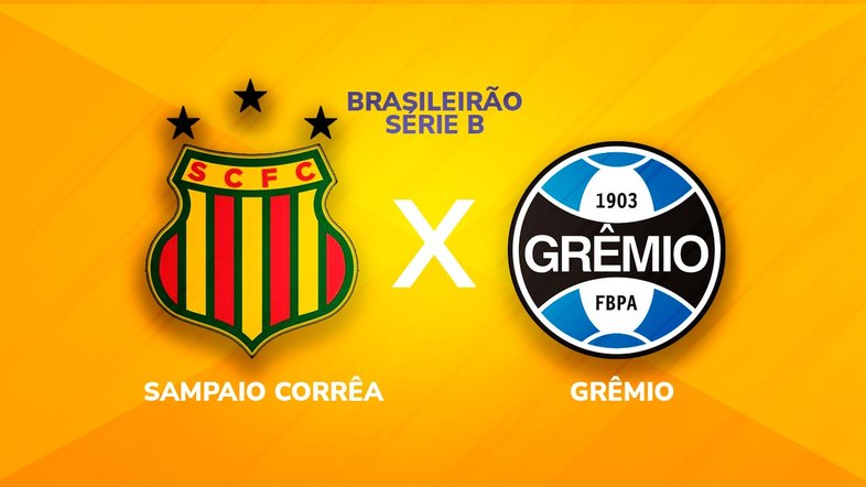 Sampaio Correa x Grêmio, onde assitir, escalações e informações do jogo pela Série B