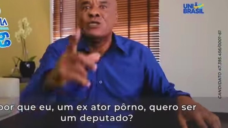Ex-ator pornô Kid Bengala se candidata a deputado federal: ‘Meter o p* neles’