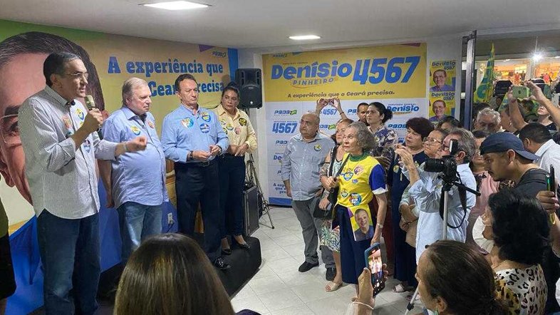 Tasso Jereissati e Denísio Pinheiro