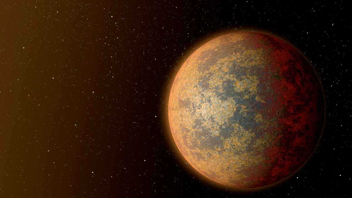 Exoplanetas como o HD 219134b (aqui visto em concepção artística) têm uma constituição parecida com a da Terra. Crédito: Nasa/JPL-Caltech