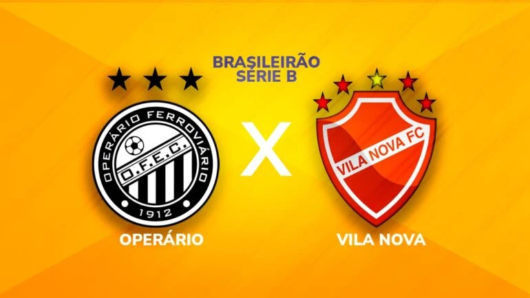 Operário x Vila Nova, onde assitir, escalações e informações do jogo pela Série B